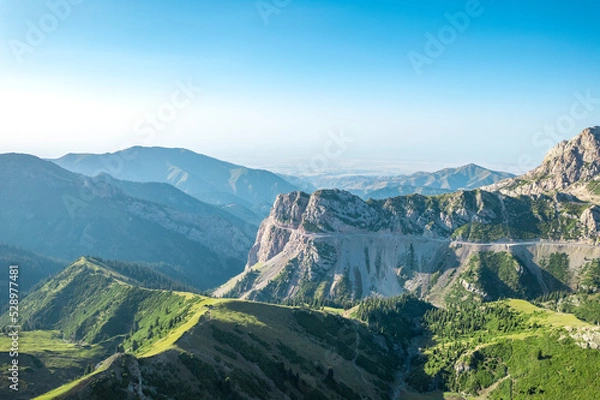 Obraz rough mountain path in Xinjiang China
