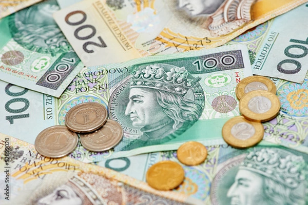 Obraz Polish currency money zloty