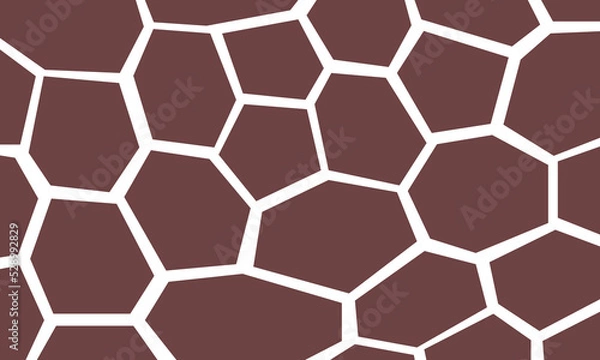Fototapeta Abstract hexagon gradient colorful light pattern with a dark background technology style