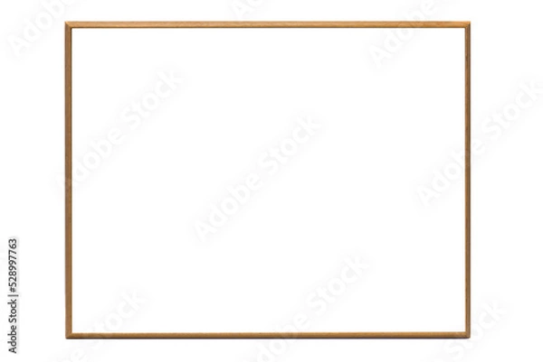 Fototapeta 木製の細いフレーム（額縁）