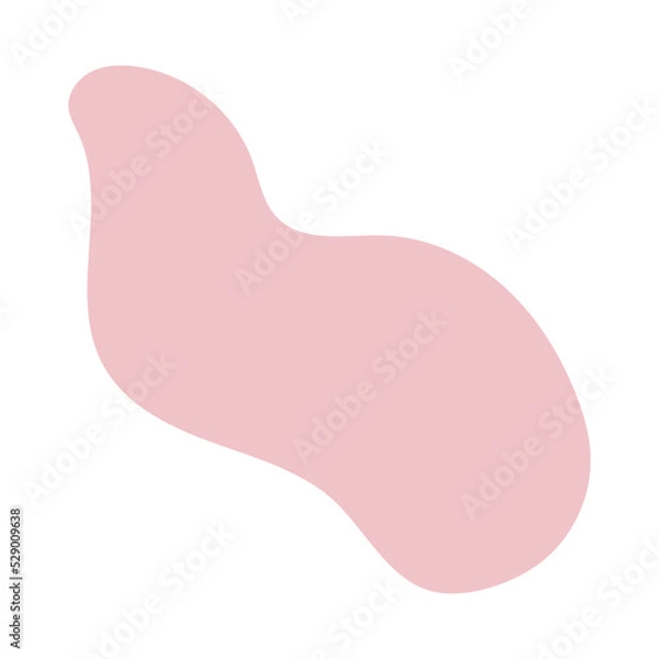 Obraz abstract modern blob shape background