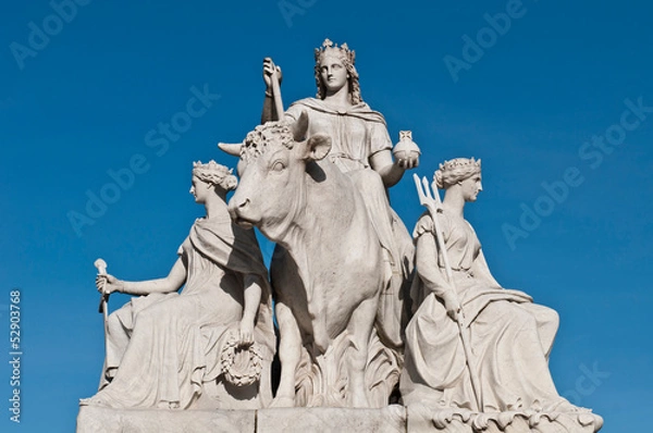 Fototapeta Europe statue in Albert Memorial