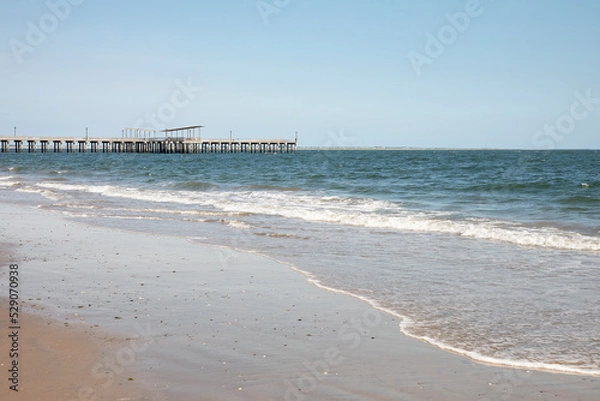 Obraz pier in the beach