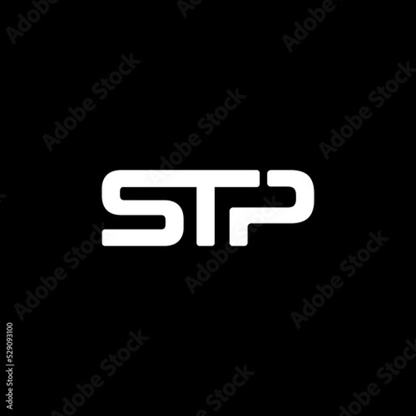 Obraz Letter STP Logo Design