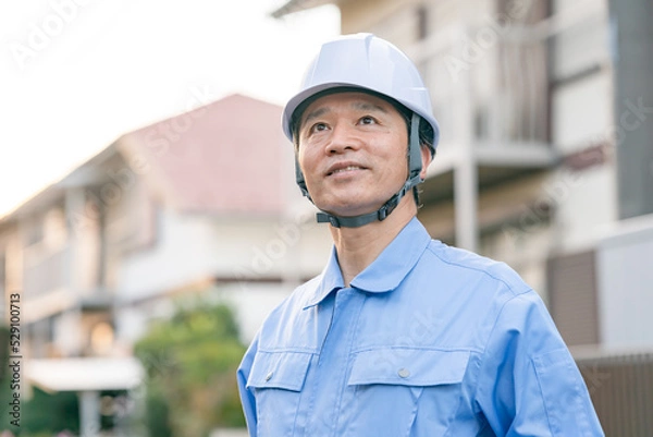 Fototapeta 男性・作業着