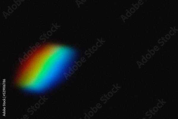 Fototapeta Holographic Retro Background. No Signal. 80s, 90s Style. Black Background with Holographic.