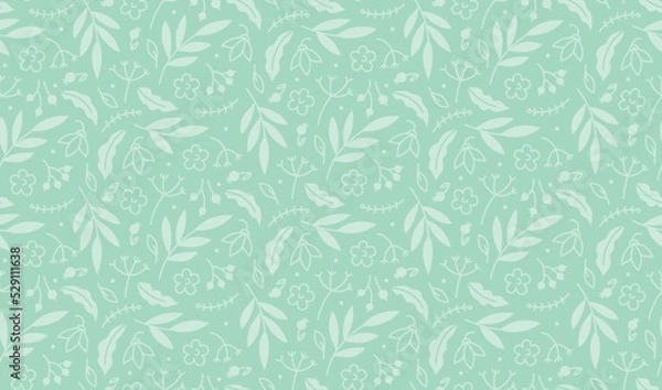 Obraz Floral ornament. Seamless patern. Vector image.
