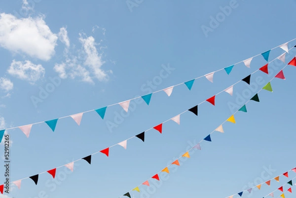 Fototapeta カラフルな旗