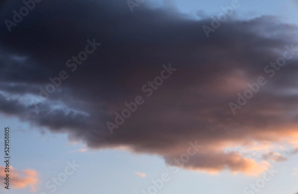 Fototapeta Colorful clouds in the sky