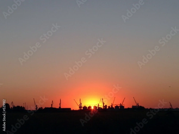 Fototapeta the sundown