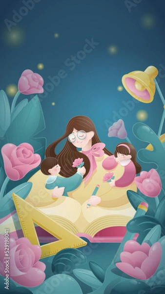 Obraz Teacher's Day creative poster