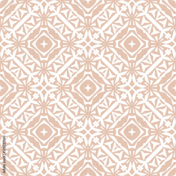 Fototapeta Geometric pattern. Seamless vector background. Ethnic graphic design.