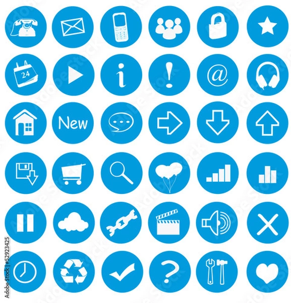 Obraz Iconos web