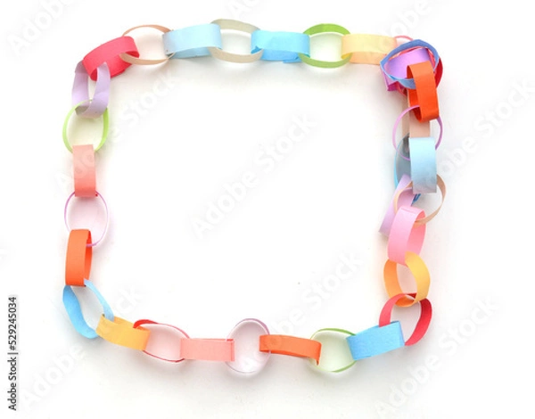Obraz Square paper chains