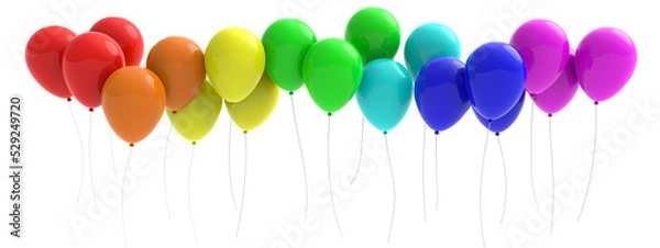 Obraz may colored balloons for party