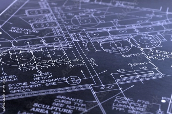 Obraz Blueprints