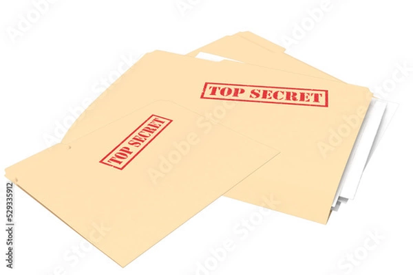 Fototapeta Top secret folder