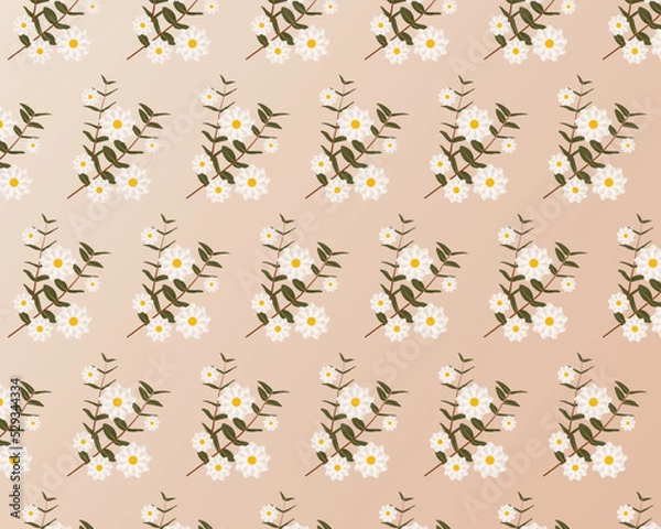 Fototapeta Luxury vector pattern design, natural luxury stylish modern pattern. Geometric seamless floral black & gold pattern design.