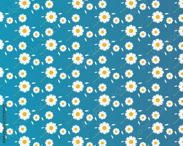 Fototapeta Flower vector pattern design, natural luxury stylish modern pattern. Geometric seamless floral black & gold pattern design.