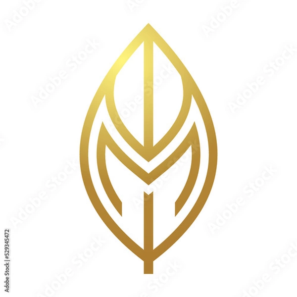 Obraz symbol with leaf