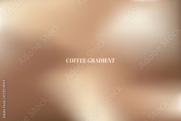 Obraz coffee gradient theme for wallpaper template, cover, web banner, menu, sale background. gradient abstract background ,gradient blur colorful fluid gradient abstract design wallpaper presentation