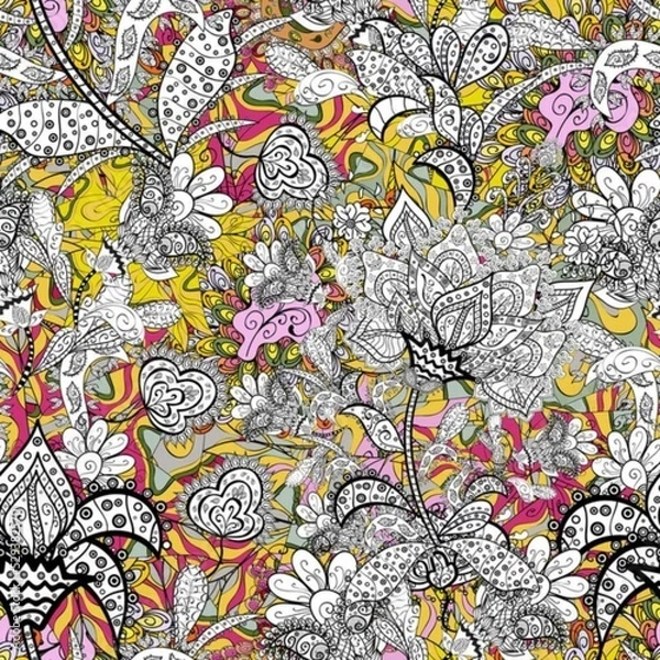 Obraz seamless floral pattern