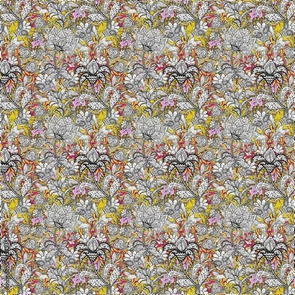 Obraz Illustration pattern nice floral wallpaper 