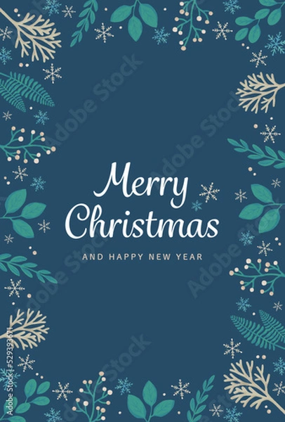 Obraz クリスマスのフレーム素材