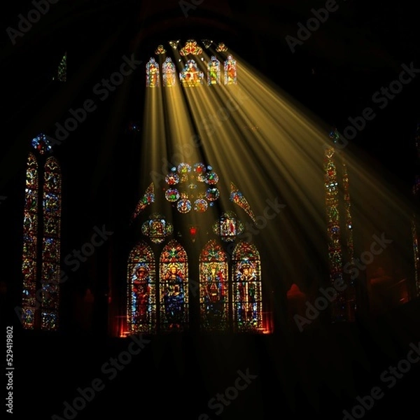 Obraz stained glass window