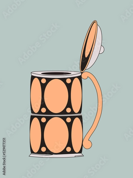 Fototapeta Medieval Beer Mug