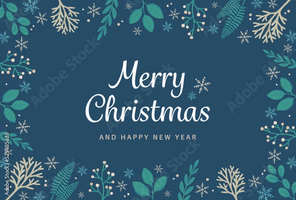 Obraz クリスマスのフレーム素材