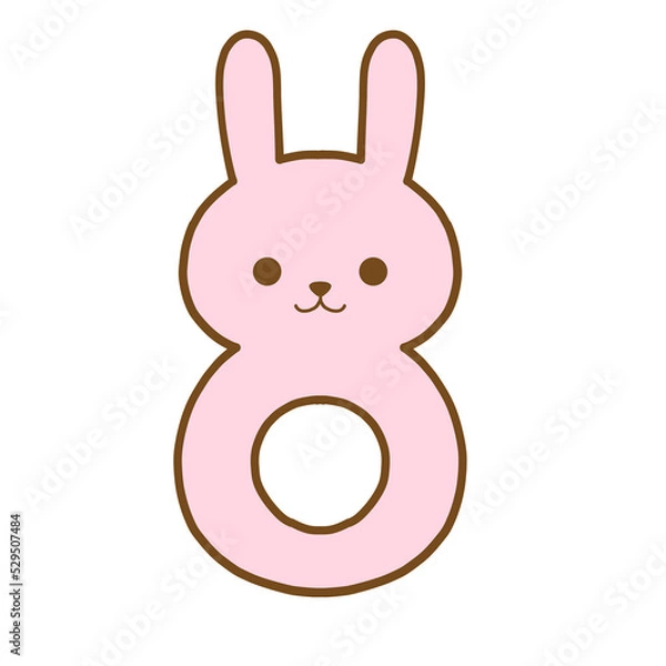 Fototapeta うさぎのラトル