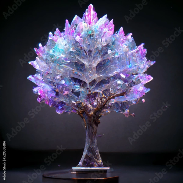 Obraz crystal tree