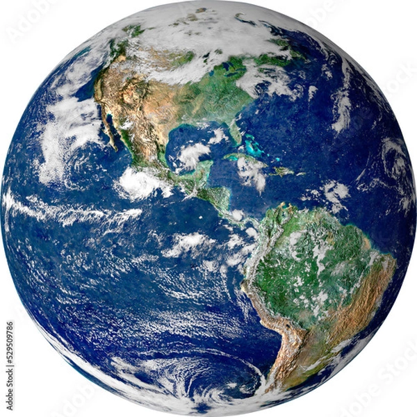 Fototapeta Planet earth. Some elements of this image furnished by NASA.