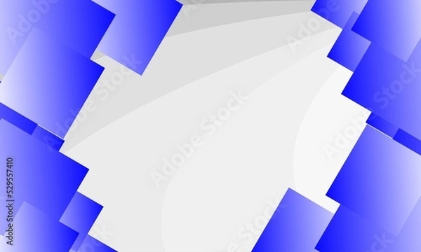 Fototapeta abstract background blue squares and white lines left and right