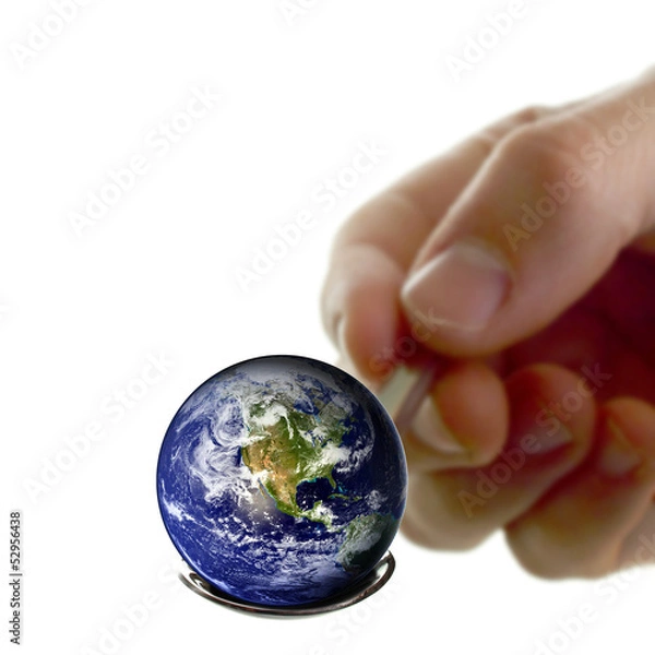 Obraz Earth on a spoon
