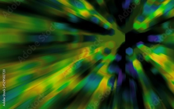 Fototapeta Futuristic and modern light refraction illustration background. Lens refraction effect. Colorful background design. Suitable for presentation background, book cover, poster, backdrop, website, etc.