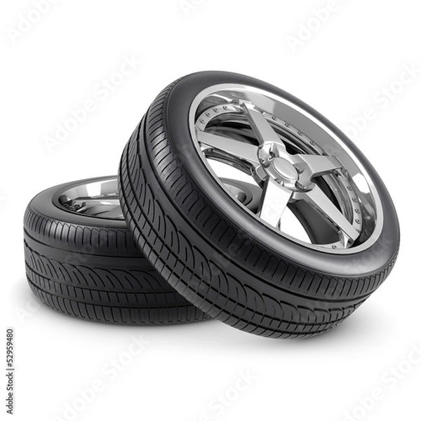 Obraz Wheels isolated