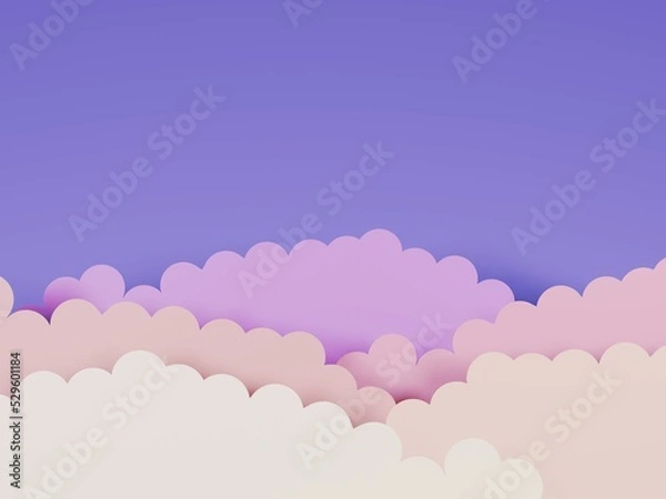 Fototapeta 雲　空　背景