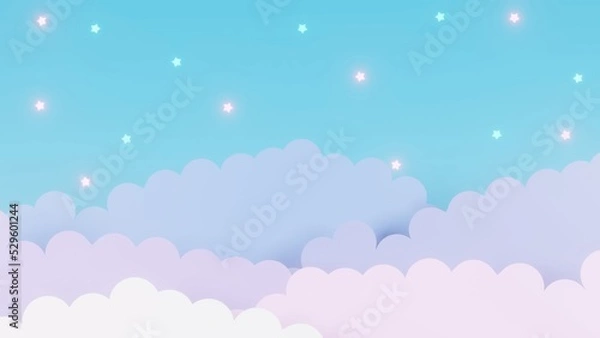 Obraz 雲　空　背景