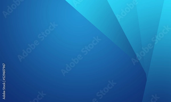 Fototapeta Blue color geometric gradient illustration graphic vector polygonal design for your business background
