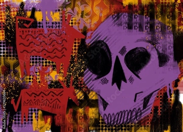 Obraz graffiti on the wall