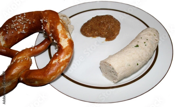 Fototapeta Weisswurstteller