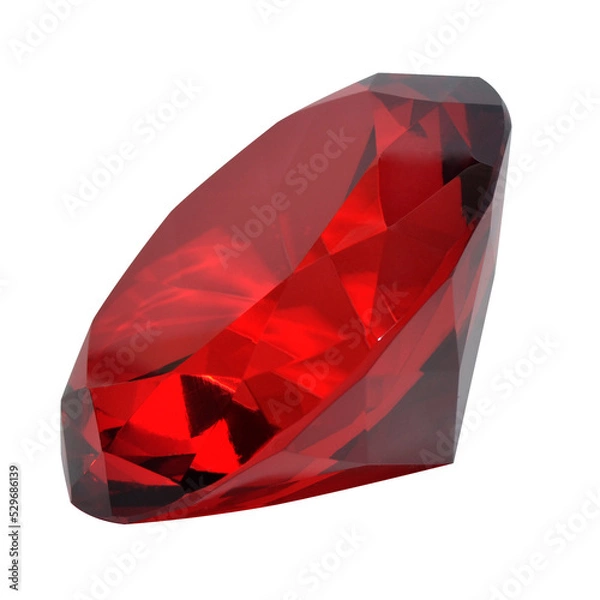 Obraz Red Precious diamond or ruby