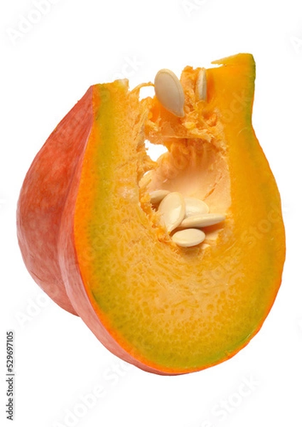 Obraz ripe strawberry pumpkin slice