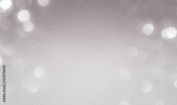 Obraz Magical bokeh blur background. Deep gradient. Shimmer confetti pattern. Abstract holiday effect. Festive glow luminous background.