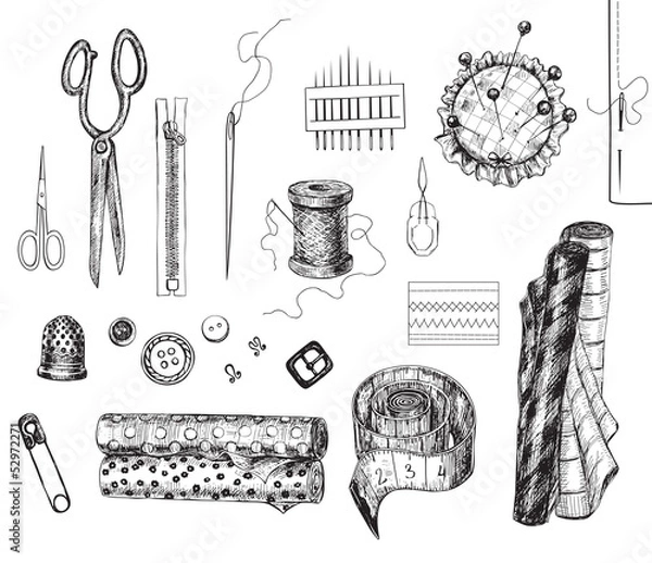 Obraz Sewing set