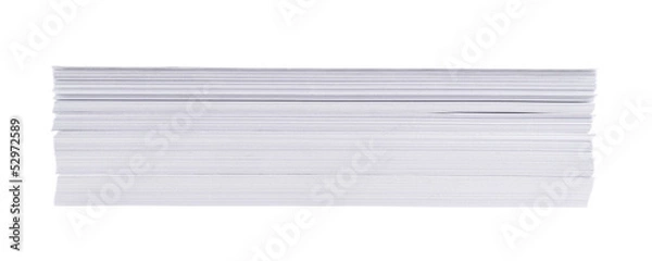 Fototapeta Stack of a4 size white paper sheet