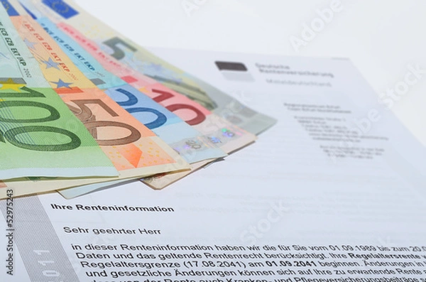 Fototapeta Renteninformation