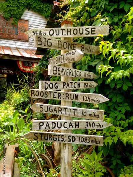 Obraz Rabbit Hash Directional Sign